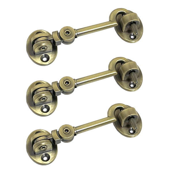 안전걸고리 잠금장치 문고리 문잠금 아오리정 3개입, 엔틱, 3개 15,500원