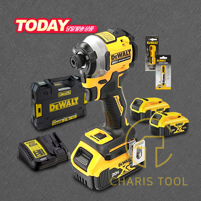 디월트 충전 임팩트 드라이버 세트 DCF850P2A 무선 18V 20V 속도조절 배터리 포함 카리스툴 456,500원