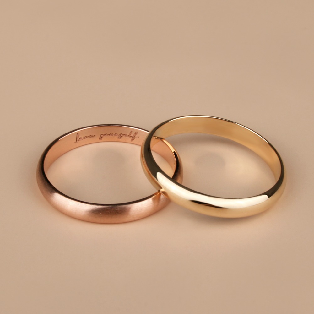 나인주얼리 18k 각인 엥게이지 0.5돈(반돈) 옐로우골드 무료각인 커플링 우정링 559,900원