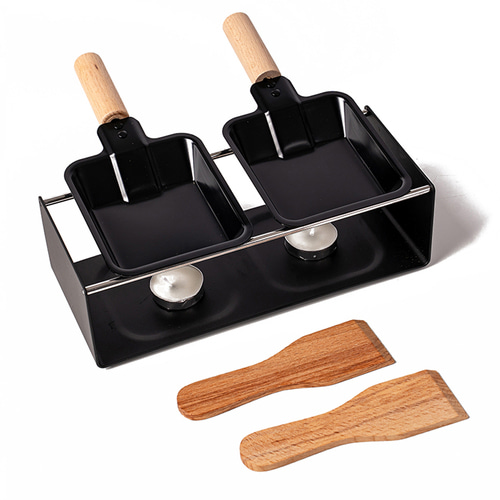 MP 존더분쉬 치즈 요리 라클렛 그릴 멜터 캠핑 미니화로 고체연료 감성요리 고기 채소, 1개 46,200원