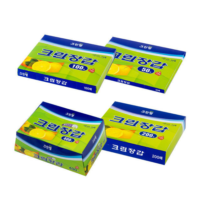 크린랩 위생장갑 / 50매 100매 크린랲 일회용 비닐 식품장갑 주방 요리용장갑, 1개 4,590원