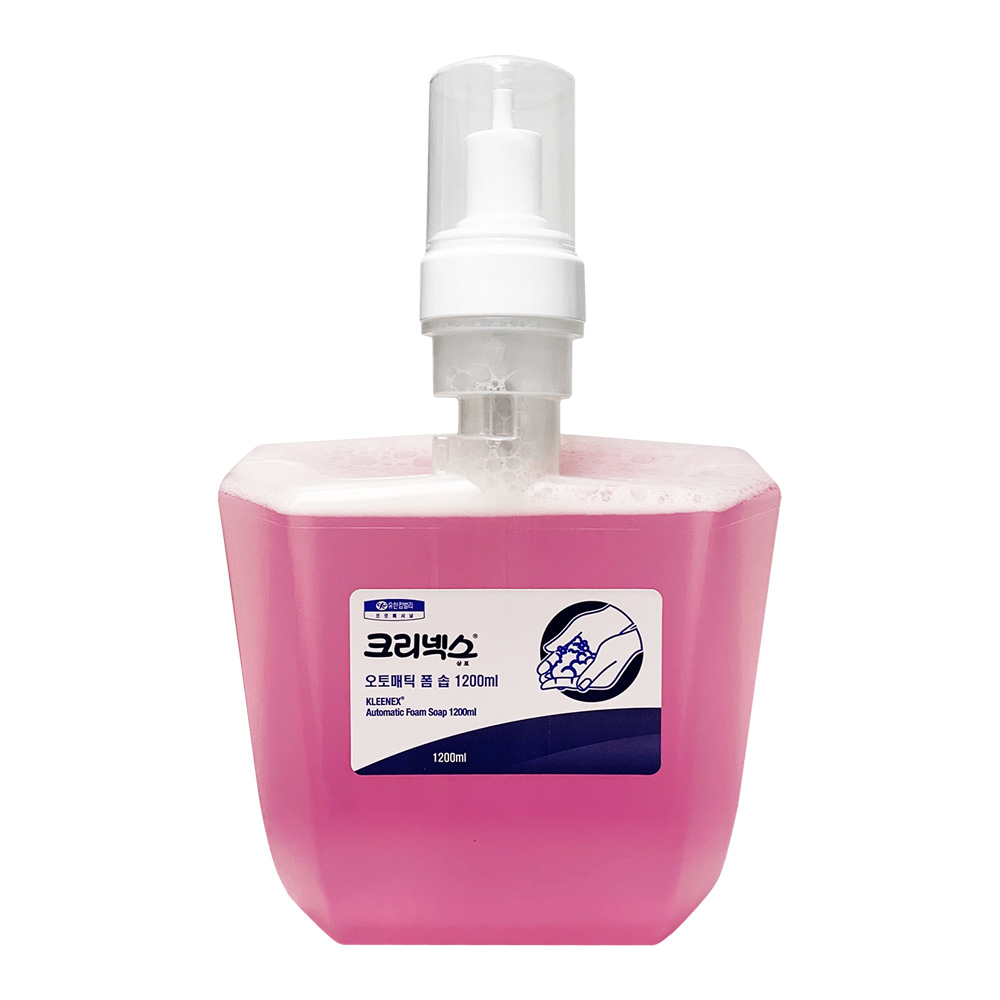 크리넥스 벽부착용 오토매틱 자동분사 거품비누 1200ml, 1개, 1.2L 21,500원