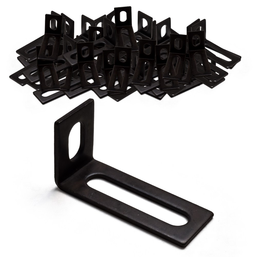 두일기업  사각타공 DIY 고정철물 꺽쇠 블랙 100개 52,250원