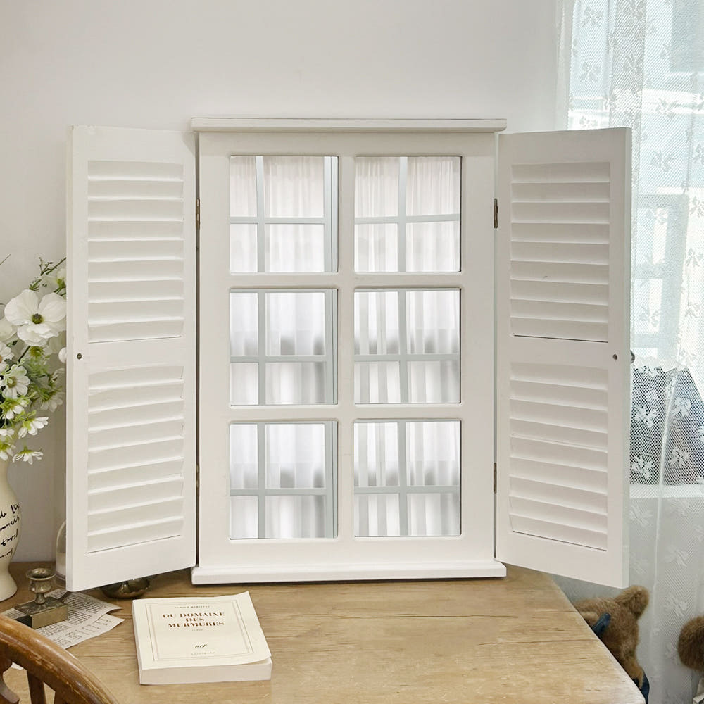 프렌치 도어 우드 창문거울 135,000원