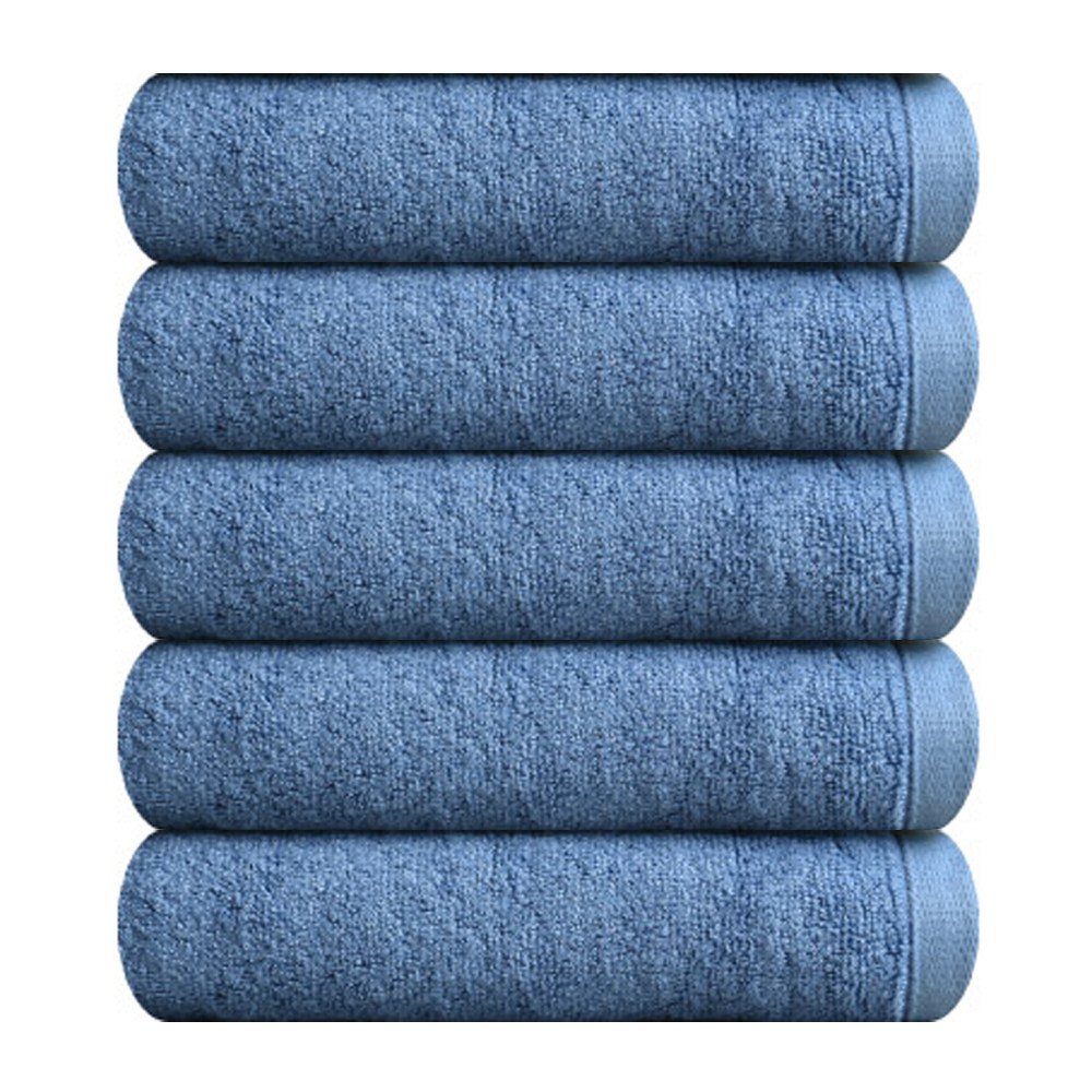 송월타월 뱀부 프리미엄 무지 180g 호텔수건, 파랑, 5개 23,000원