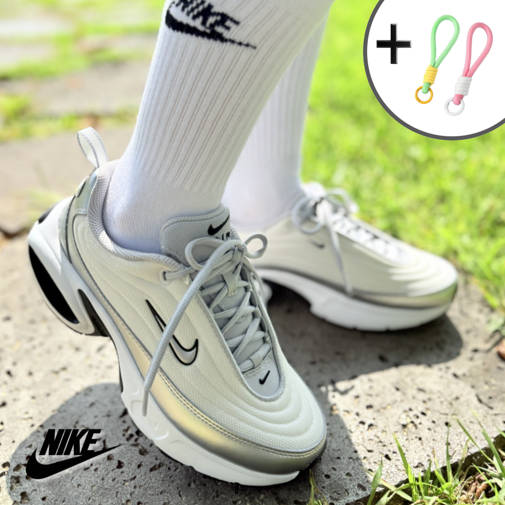 [국내매장 AS가능] 나이키 우먼스 에어맥스 포털 SE 실버 운동화 충격흡수좋은 쿠셔닝 러닝화 헬스화 운동화 조깅 학생화 키높이 스니커즈 사은품증정 HM0256-001 124,400원