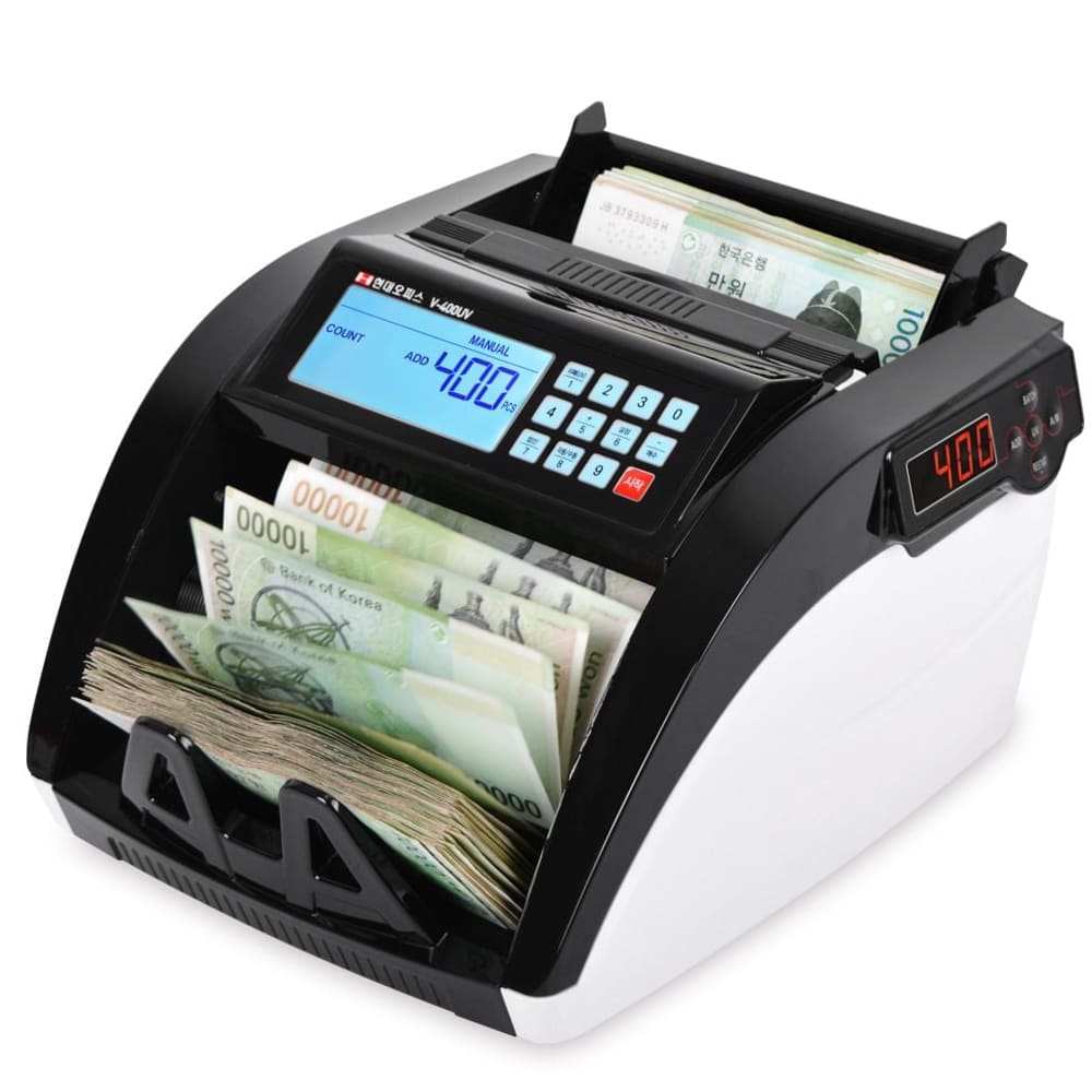 증권사 현대오피스 지폐계수기 위폐감별 상품권 V-400UV CYW94E8D9 251,700원