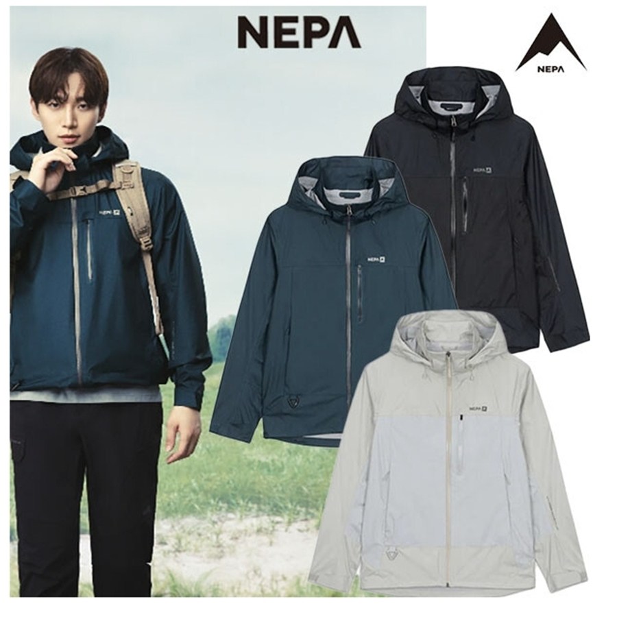 [AK플라자] [네파] 남성 바람막이 자켓 2.5레이어 방수 경량 바람막이 7K10502 129,500원