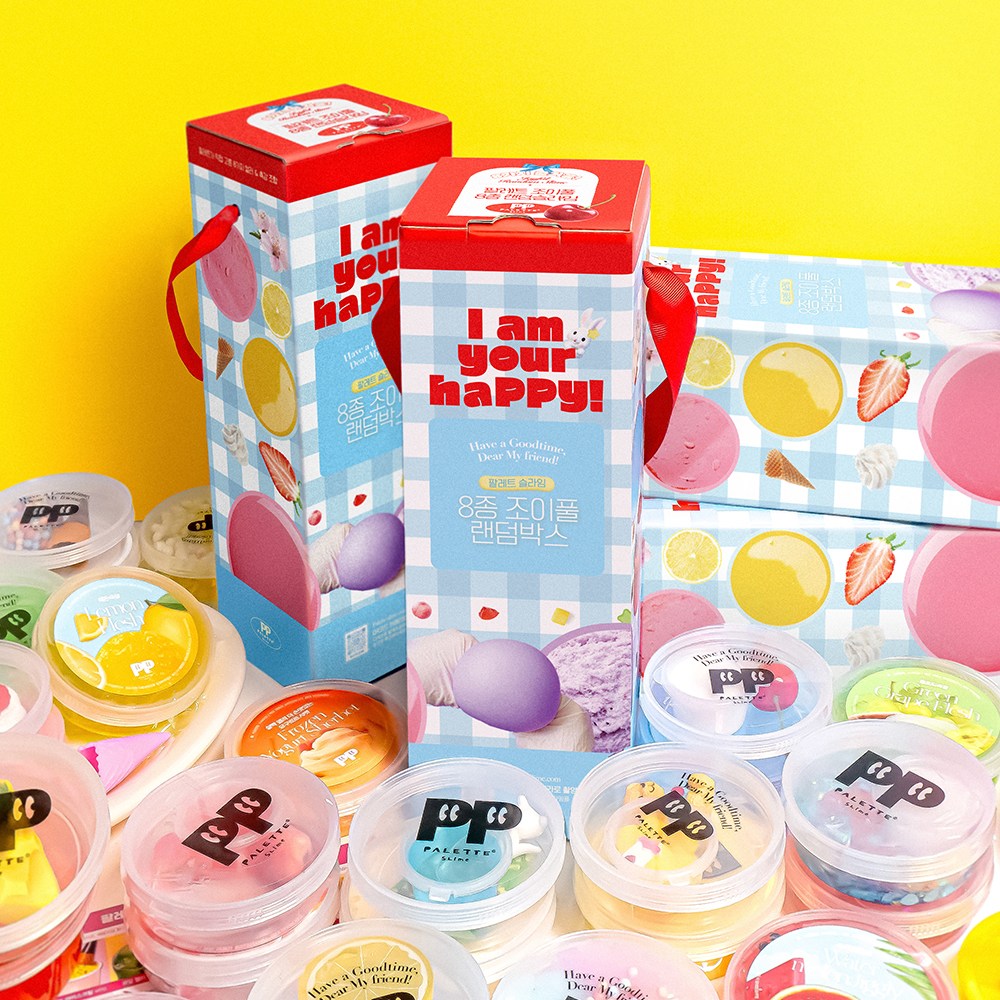 팔레트슬라임 8종 랜덤박스 패키지 선물 세트, 1개 41,900원
