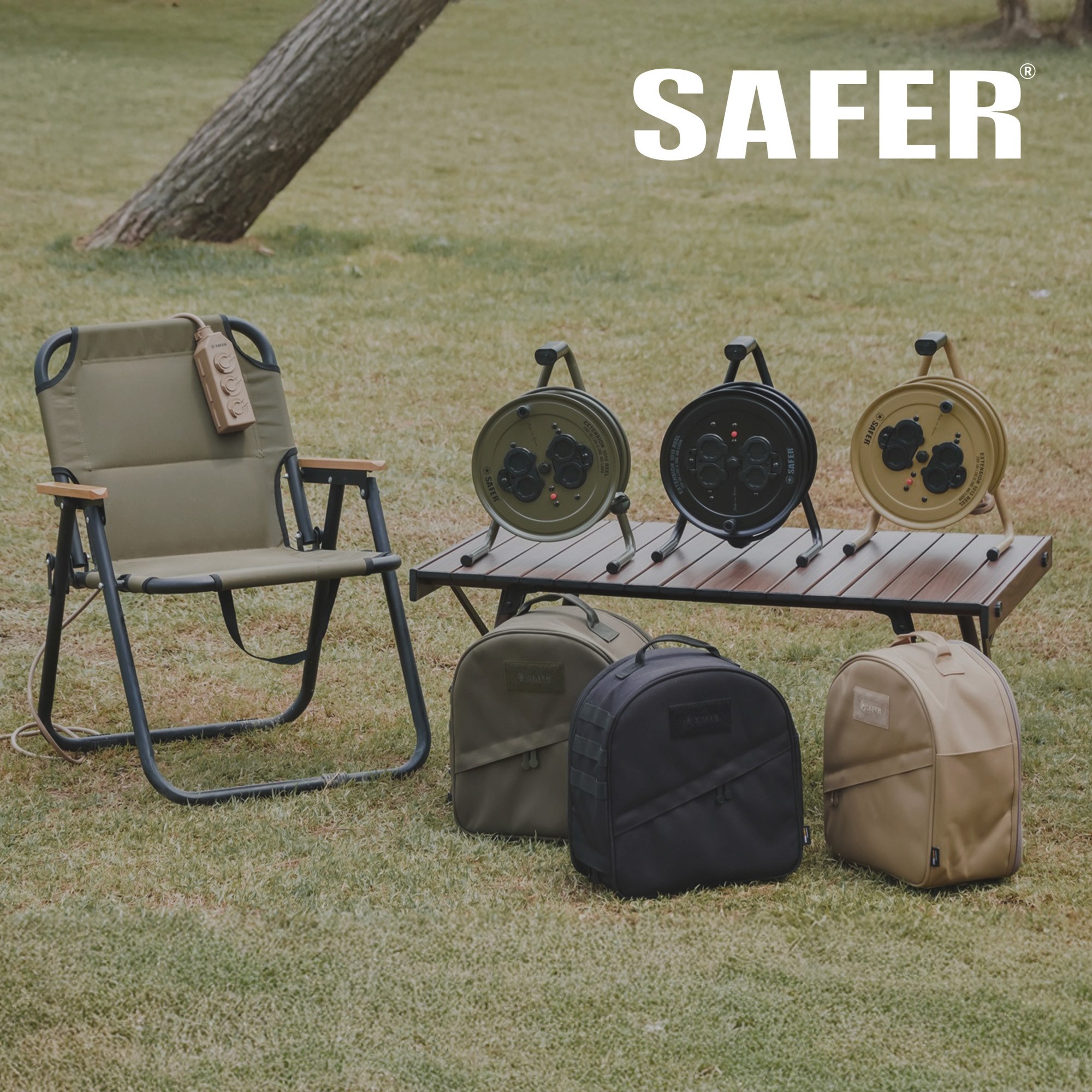 세이퍼 캡형 1015 2구 4구 릴선 10m 15m 차단기 전기 리드선 전기선 작업선 연장선 전선릴 49,000원