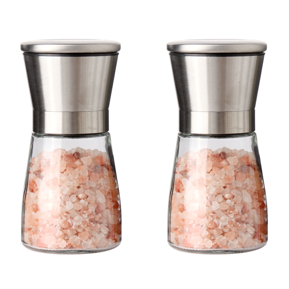 소금 후추 그라인더 2개입 세트 유리 통후추 파우더 조미료 페퍼밀 깨갈이 솔트 5,600원