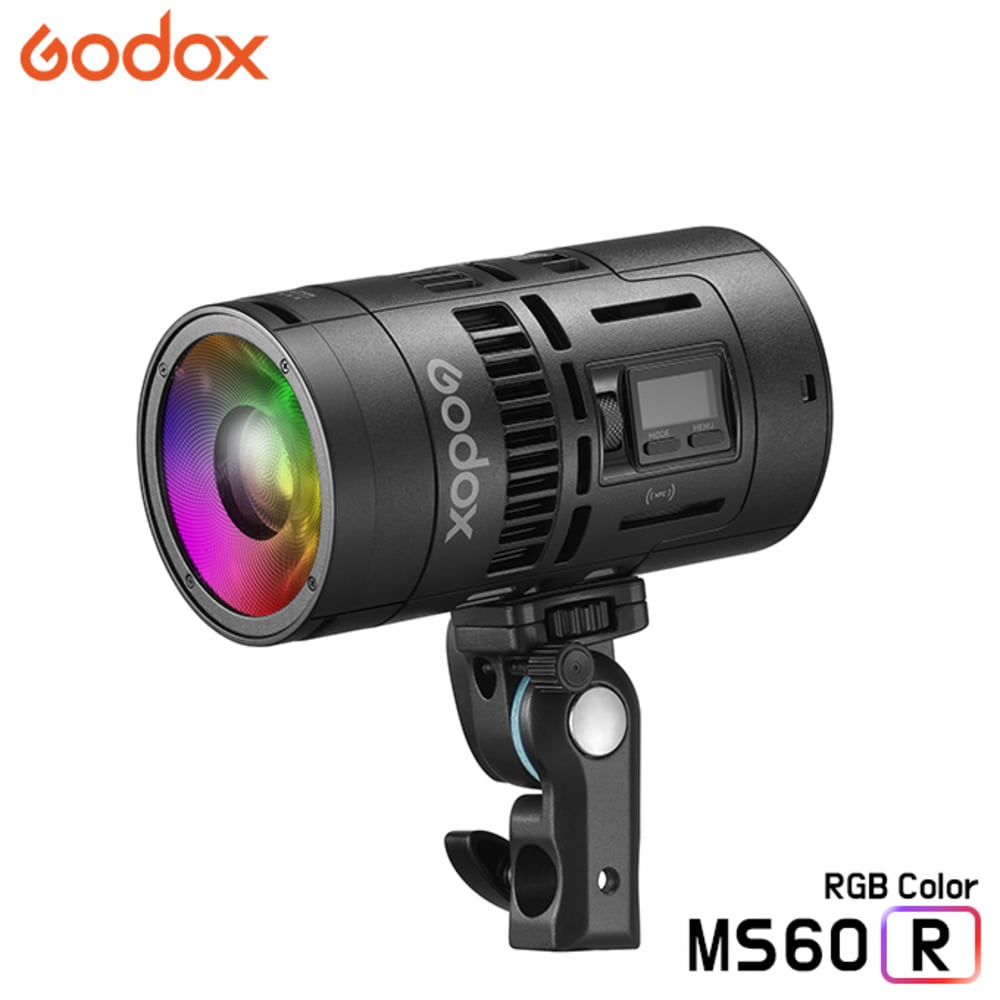 GODOX 고독스 MS60R / RGB 풀컬러 미니 조명 사진 유튜브 영상 제풀촬영 지속광 개인방송 597,000원