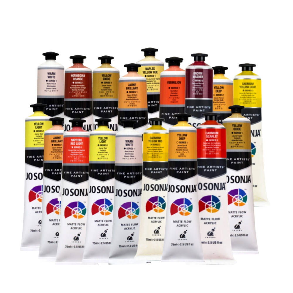 JO SONJA 조소냐 아크릴물감 75ml 낱색 1시리즈, 현재가 6,580원