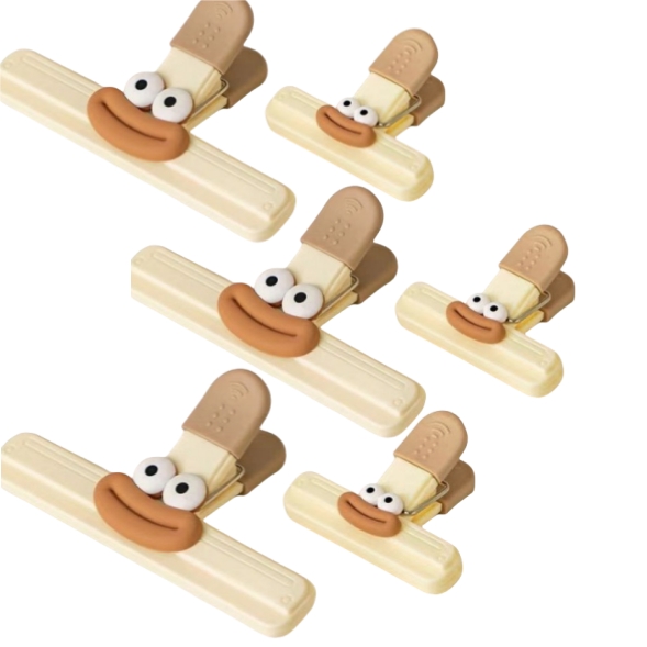 호밍사이 주방용 밀폐집게 간식 봉지집게 (라지3p+스몰 3p) 6,900원