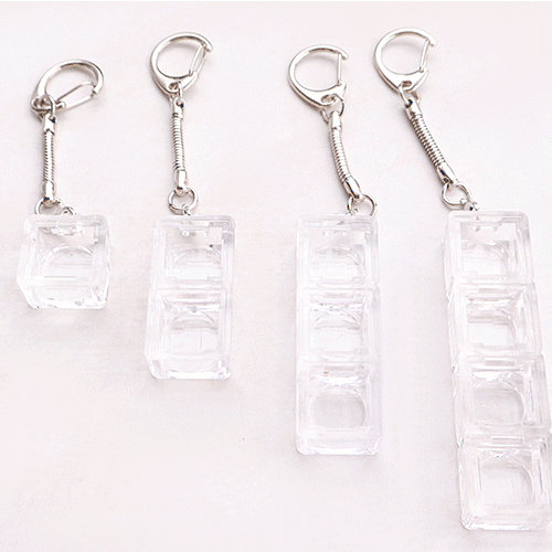 무한 클릭 키캡 키링 베이스 스트레스 해소 피젯 토이 부자재 클리커 펜던트, 1개, 3구 1,700원