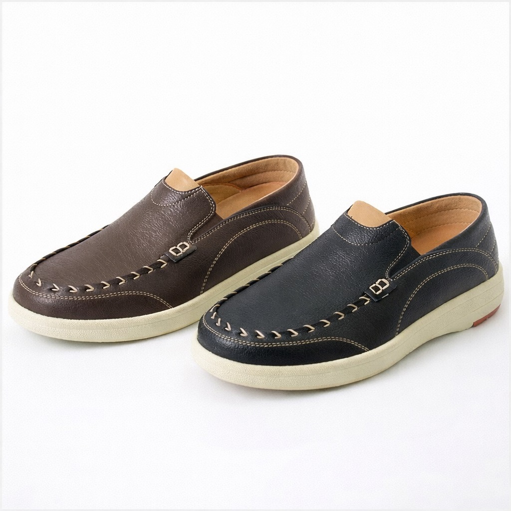 [모피어스]소가죽 스티치 밴딩 케주얼 남성 구두 로퍼 BKHB8020 49,900원