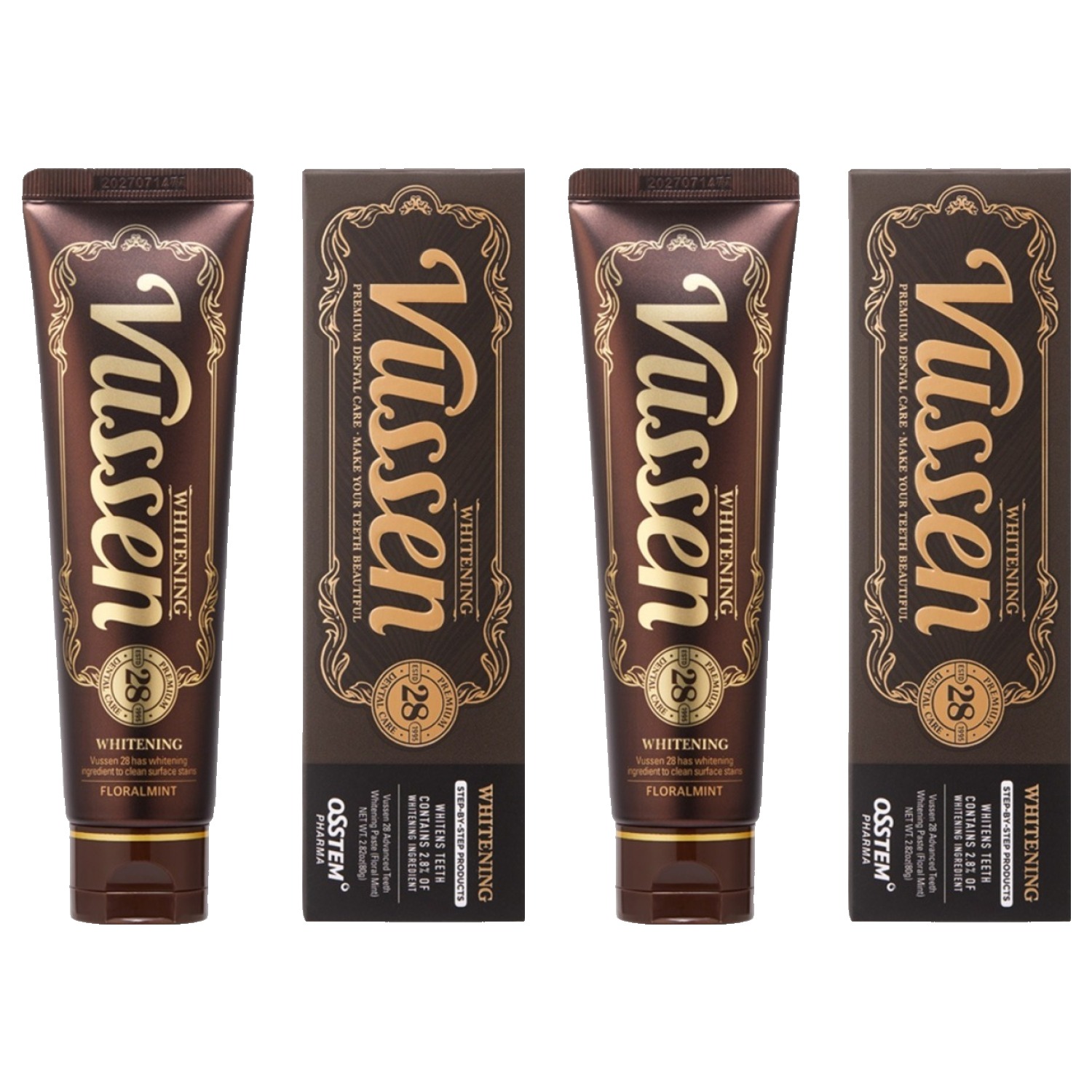 뷰센 28 어드밴스드 치아미백제 치약 플로랄민트향 13,200원