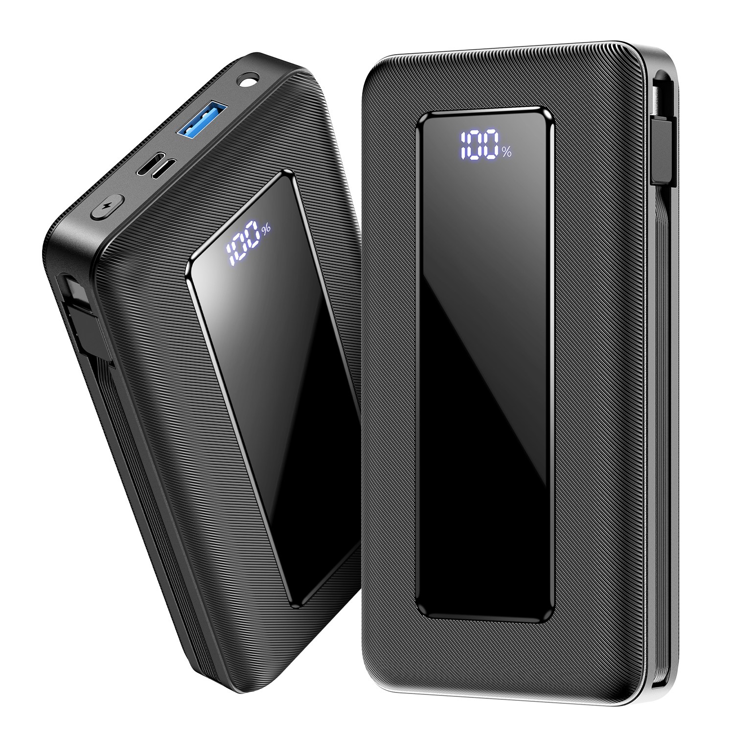UOOFON 대용량 보조배터리 40000mAh 일체형 고속충전 PD 22.5W QC3.0잔량표시 멀티단자 36,800원