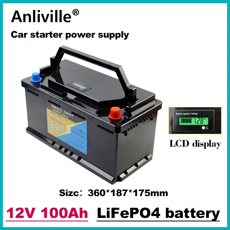 12V 50Ah 60Ah 80Ah 90Ah 100Ah 120Ah 리튬인산철(LiFePO4) 배터리 (자동차 시동, 태양광 발전, 전기 보트 302,200원