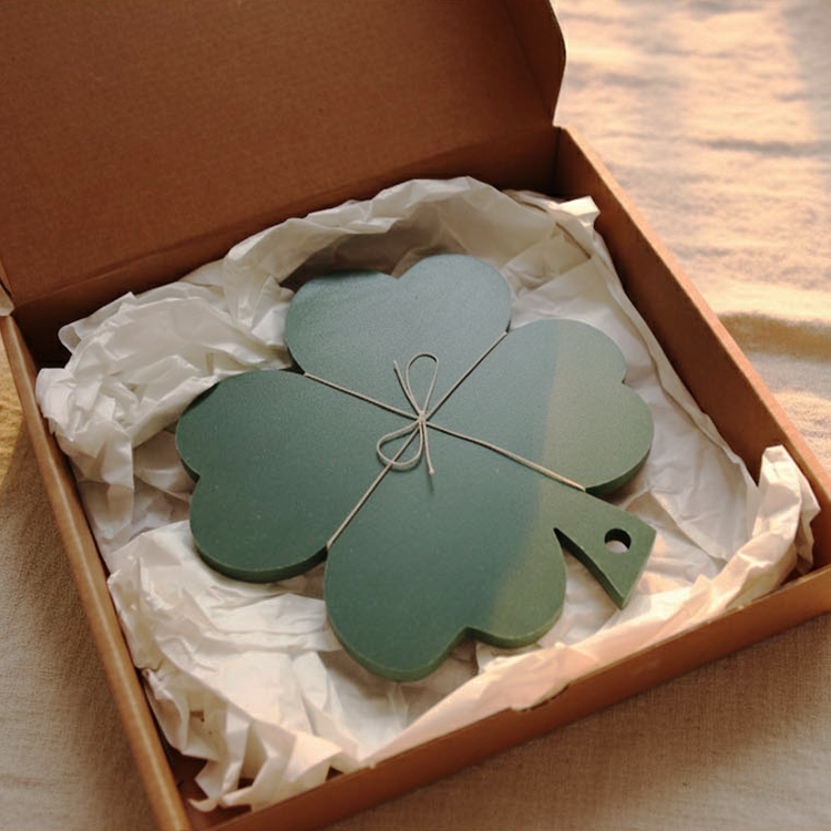 SANS 선물 패키지 네잎클로버 우드 냄비받침 23,900원