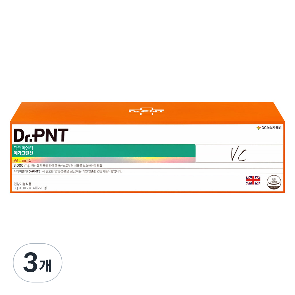 닥터피엔티 메가그린산 비타민C 3000 90p 77,000원