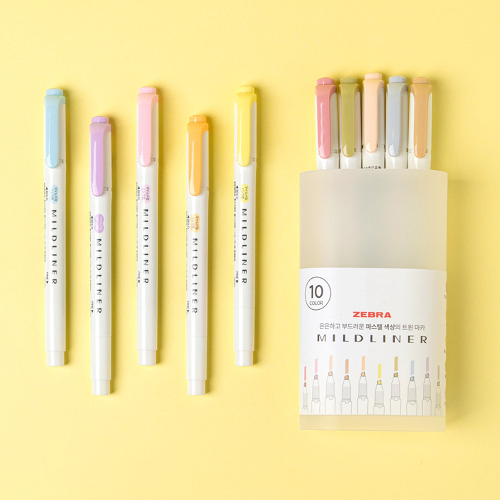 제브라 마일드라이너 NEW 컬러 10본 세트 WKT7-10C-TU 17,100원