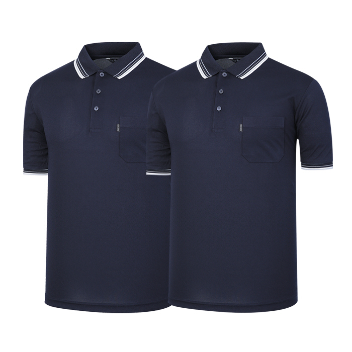 1+1 YLD 쿨론 원단 단추 카라 반팔 티셔츠 여름 냉감 땀흡수 쾌적 티셔츠(2장세트) 23,500원