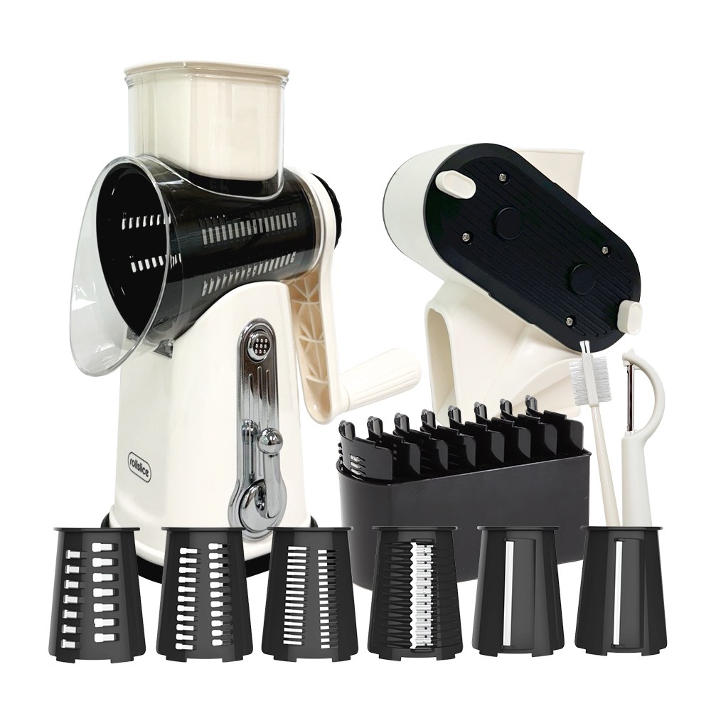 롤키친 롤슬라이스 파채플러스 7종 채칼 (6종+파채 칼날+세척솔+껍질제거필러) 48,200원