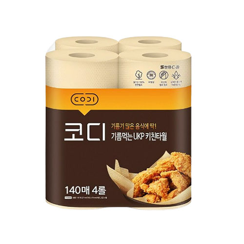 코디 기름먹는 UKP 3겹 키친타올 130매 5,300원