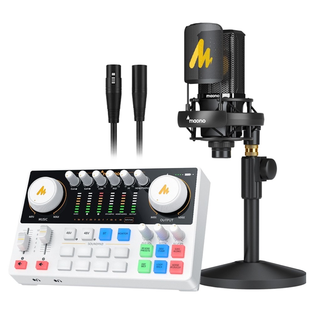 마오노 캐스터 스트리밍 믹서 휴대용 블루투스 오디오 인터페이스 마이크 스탠드 올인원 패키지 세트 322,790원