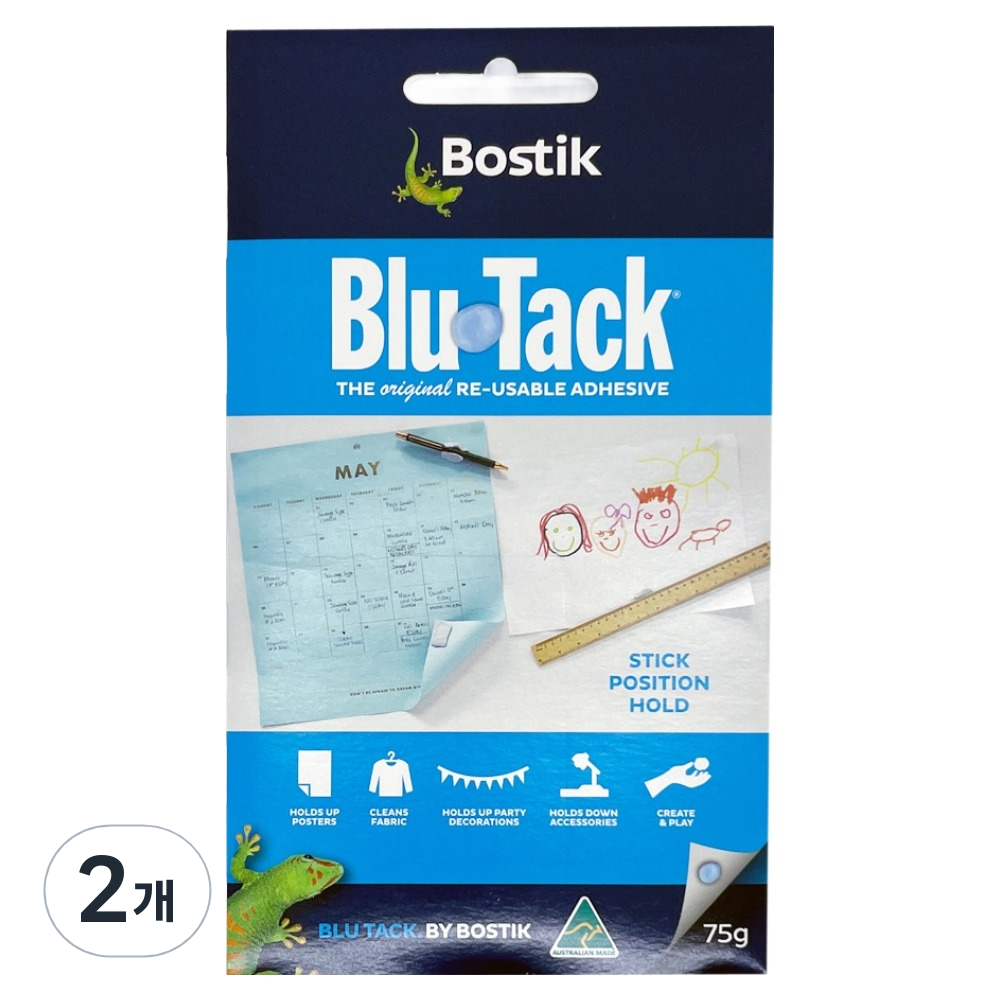 보스틱 블루택 오리지널 75g 9,210원