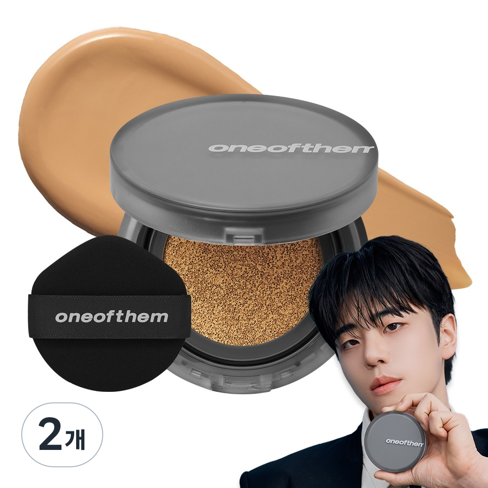 원오브뎀 드뗑 남자 쿠션 내추럴 커버 남성 파운데이션 SPF50+ PA++++ 12g 44,390원