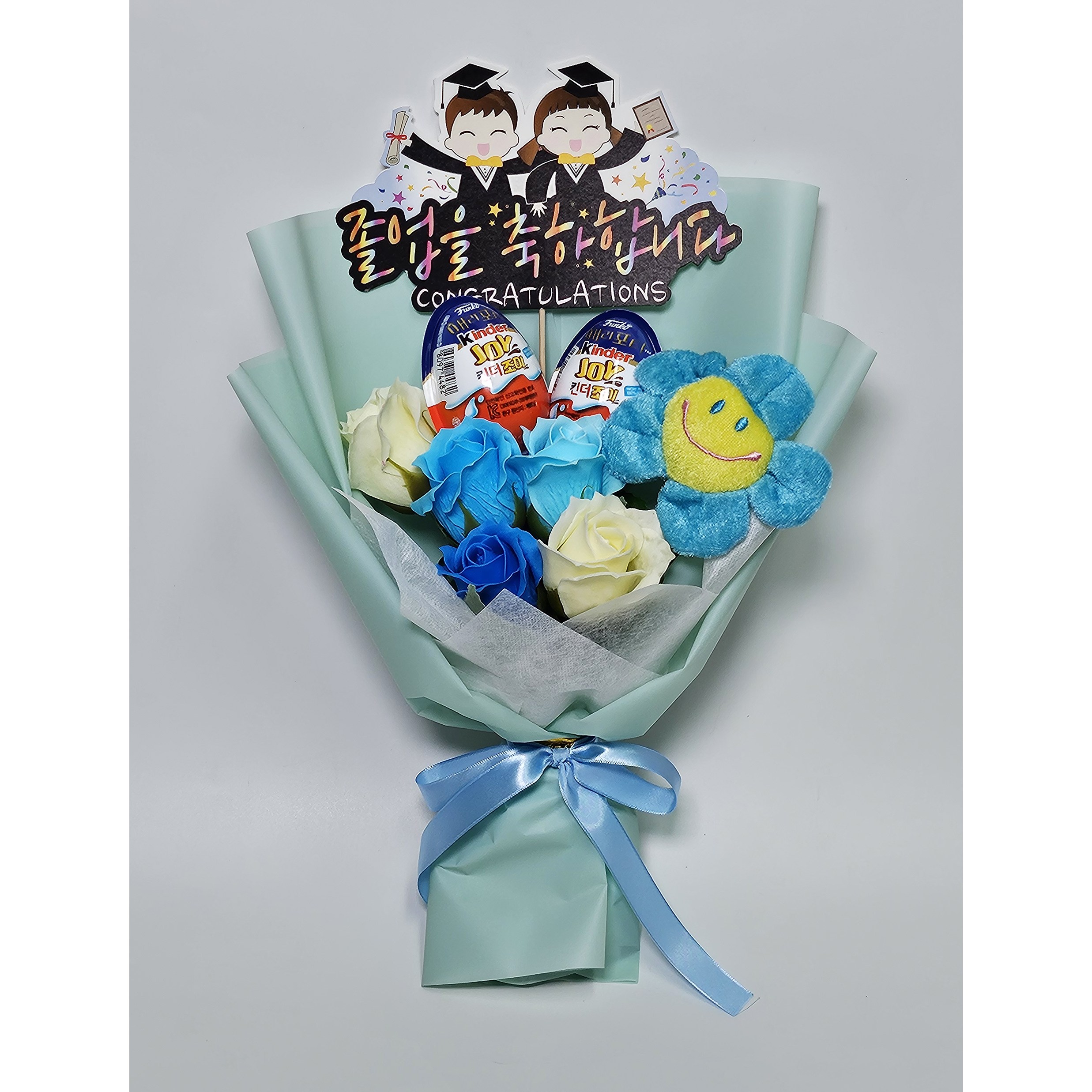 킨더조이 스마일꽃인형 비누꽃다발 토퍼 16,900원