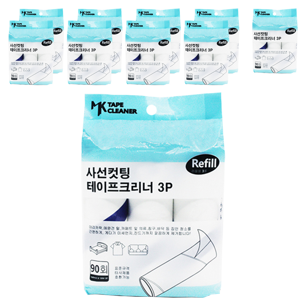 명강산업 사선컷팅 테이프 크리너 리필 3p 26,900원