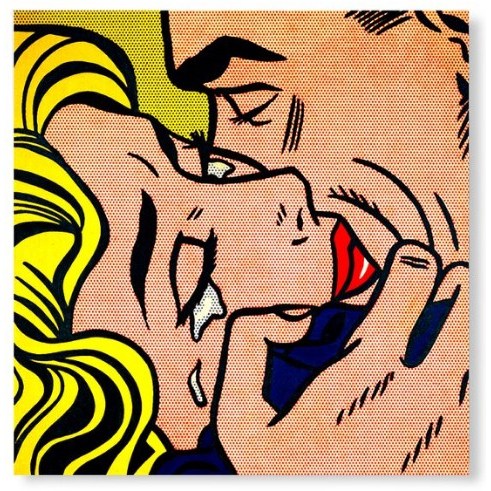 더홈아트 캔버스액자 리히텐슈타인 키스 15,900원