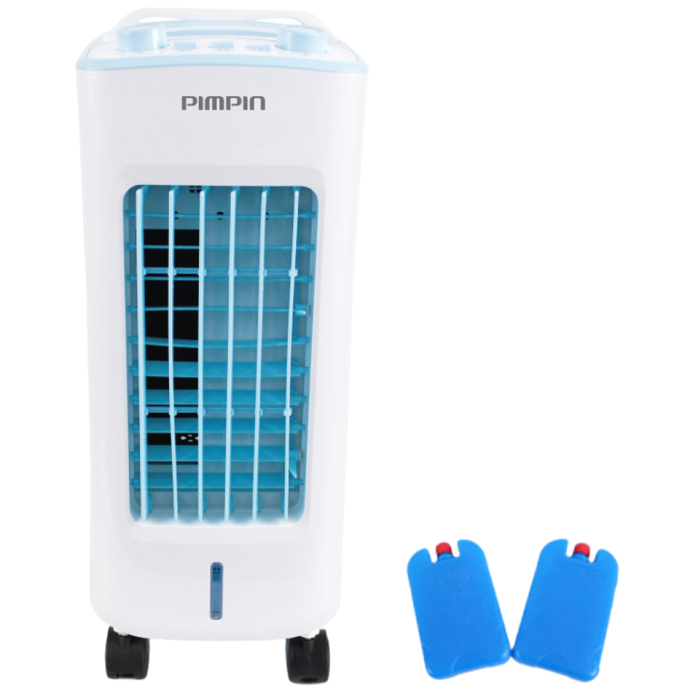 핌핀 파워 에어쿨러 이동식 냉풍기 + 냉매팩 2p 50,000원