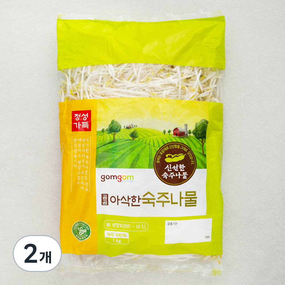 곰곰 아삭한 숙주나물 6,400원