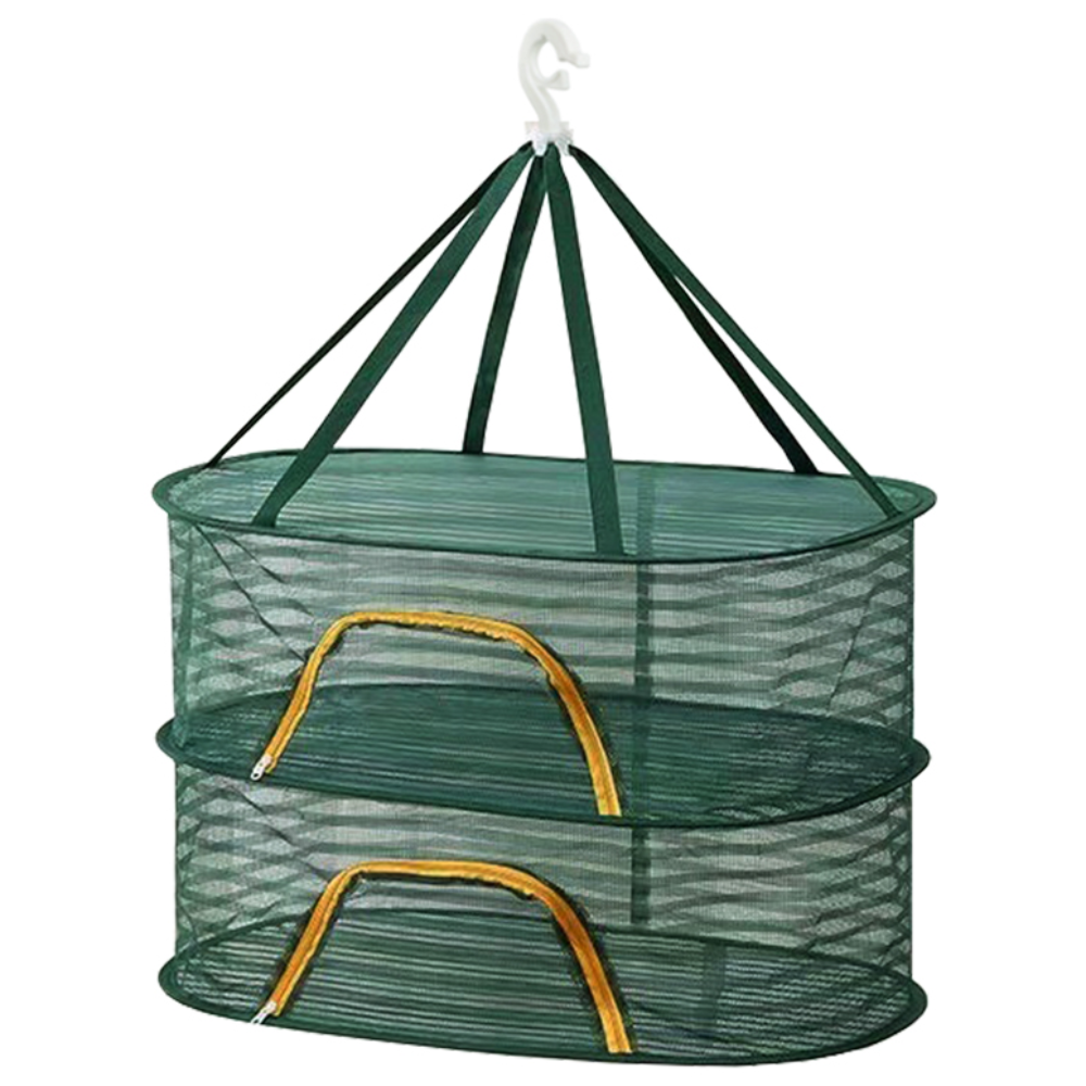 생선건조망 특대형2단 나물야채 과일고추말리기 녹차찻잎 다용도 무말랭이 캠핑 메쉬망 반건조오징어덕장, 1개, 2단, 특대형 (green) 10,990원