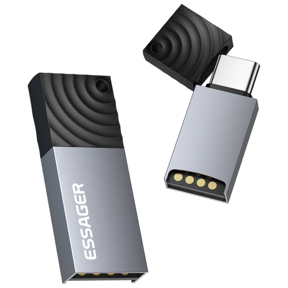 Essager USB 2.0 C타입 마이크로 SD 카드리더기, 1개 22,450원
