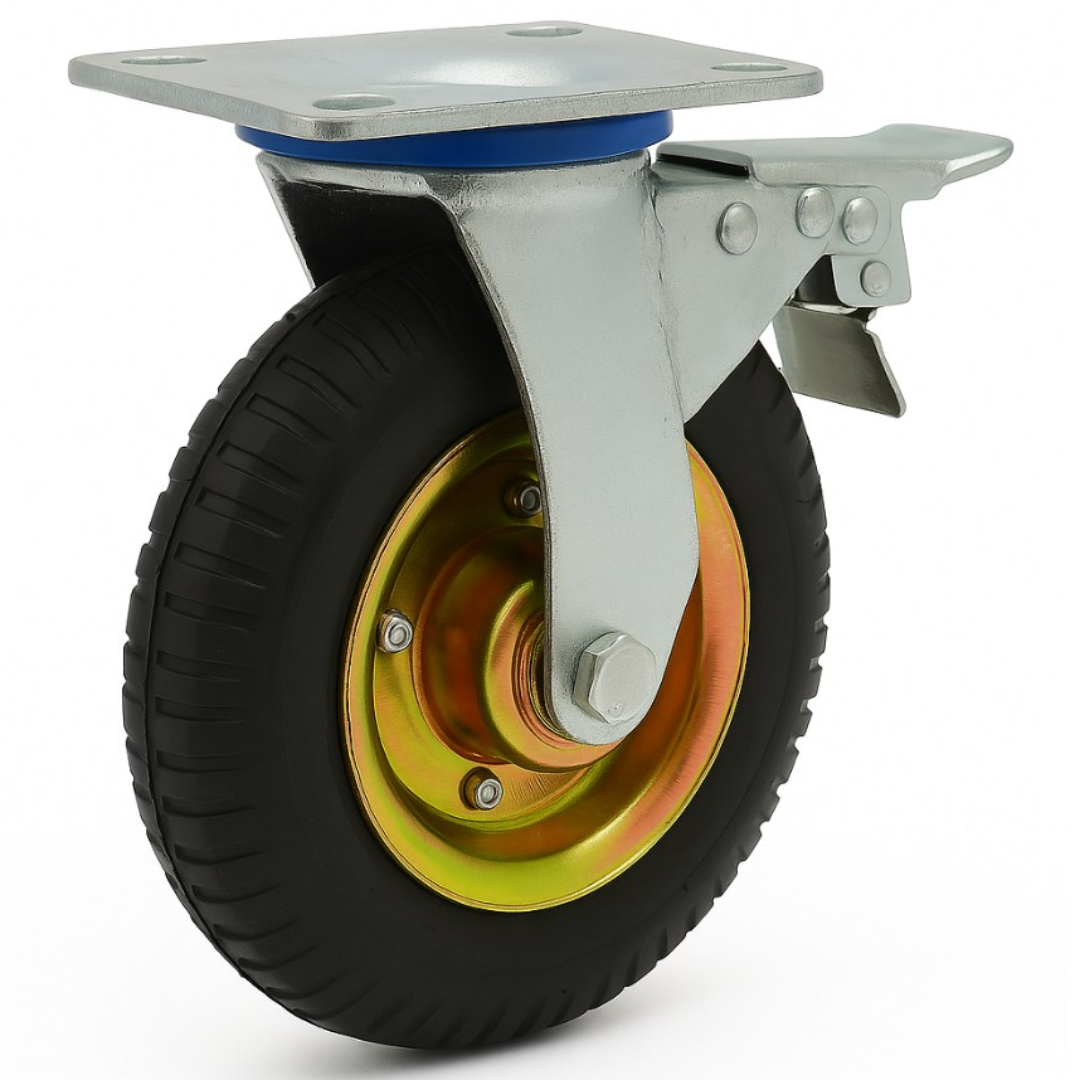 스톰가드 무소음 캐스터 에어리스 고무 바퀴, 1개 16,900원