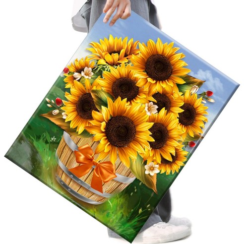 FASEN 액자 보석십자수 캔버스형 DIY 키트 40 x 50 cm, FAN23, 1세트 37,900원