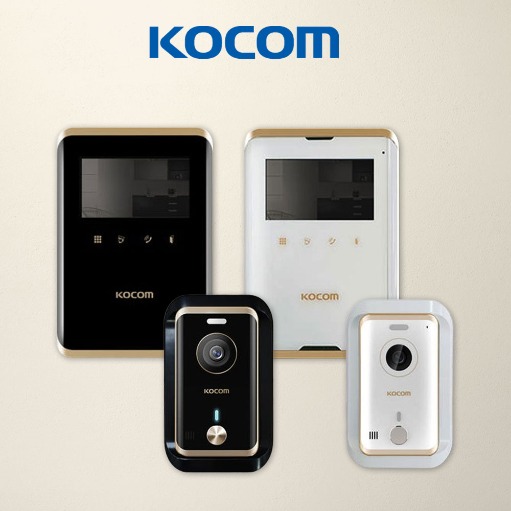 코콤 아날로그 비디오폰 월패드 인터폰 KCV-R431E 아파트 빌라 교체 설치 초인종포함세트 158,900원