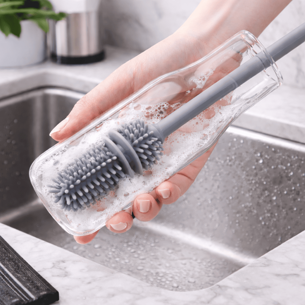 래디안트 안심소재 실리콘 병 세척솔 2P 세트, 그레이, 1세트 7,150원