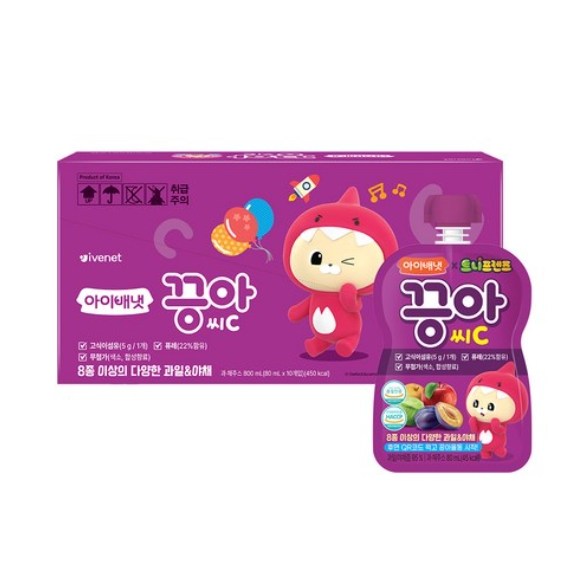 아이배냇 끙아 과일야채주스 80ml 18,590원