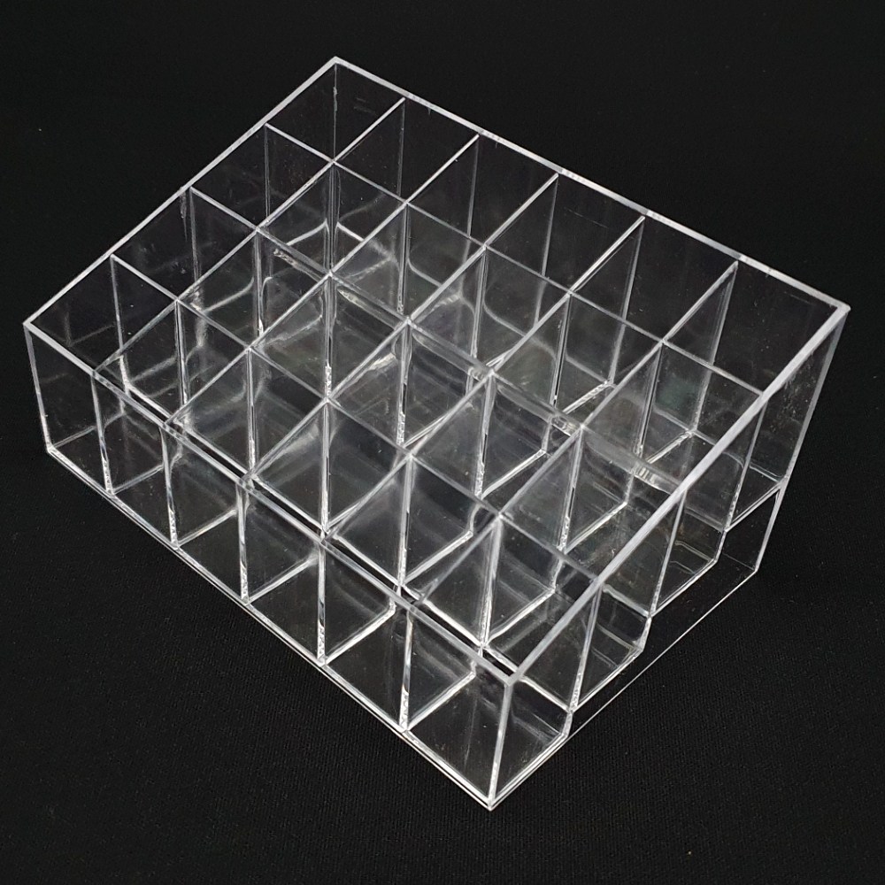 립스틱정리함 립스틱보관함 투명 아크릴 24구 립스틱 정리대 12,100원