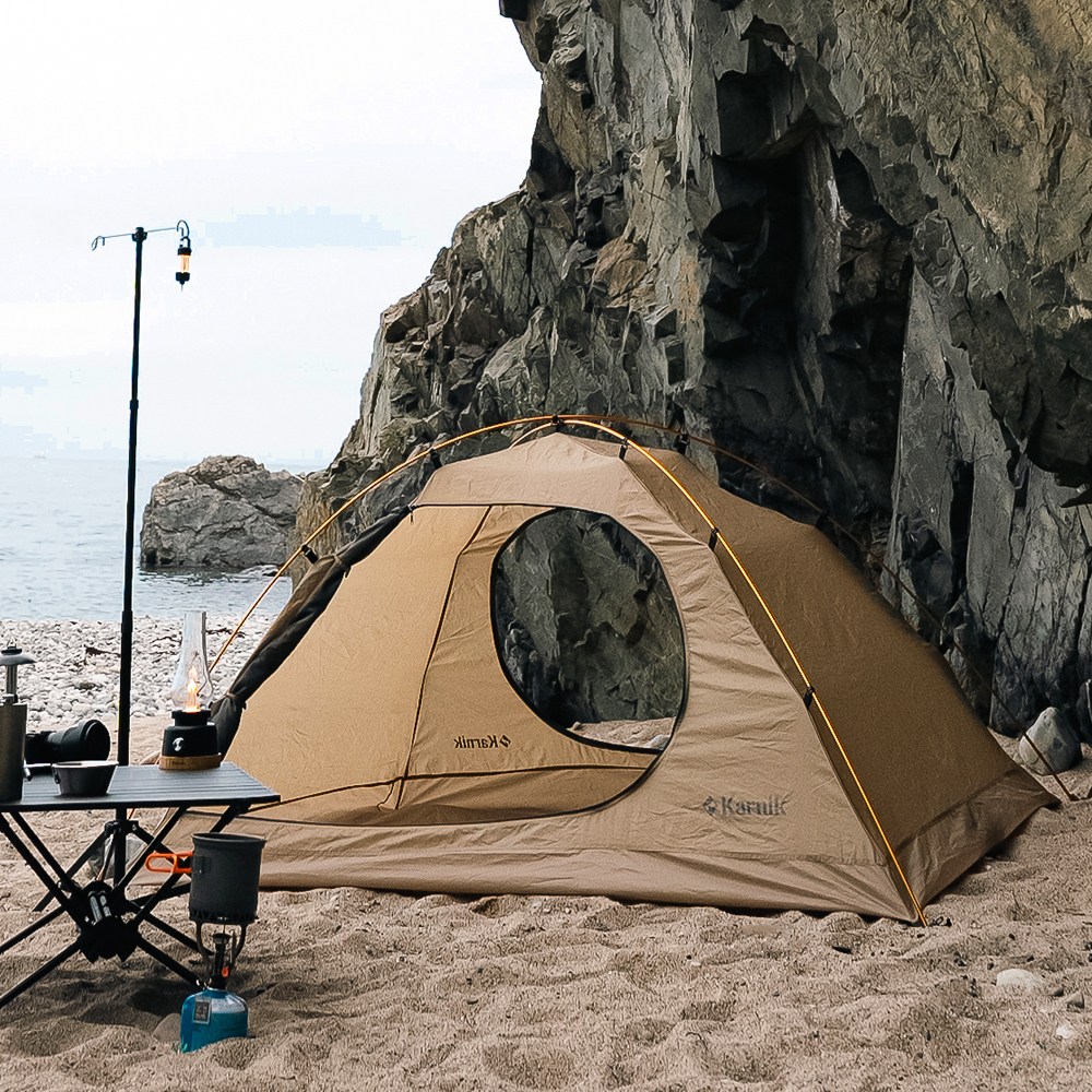 카르닉 시에나 백패킹 텐트 풀세트, 오트베이지(텐트+루프플라이플러스B+그라운드시트), 오트베이지(텐트+플라이+그라운드시트) 109,000원