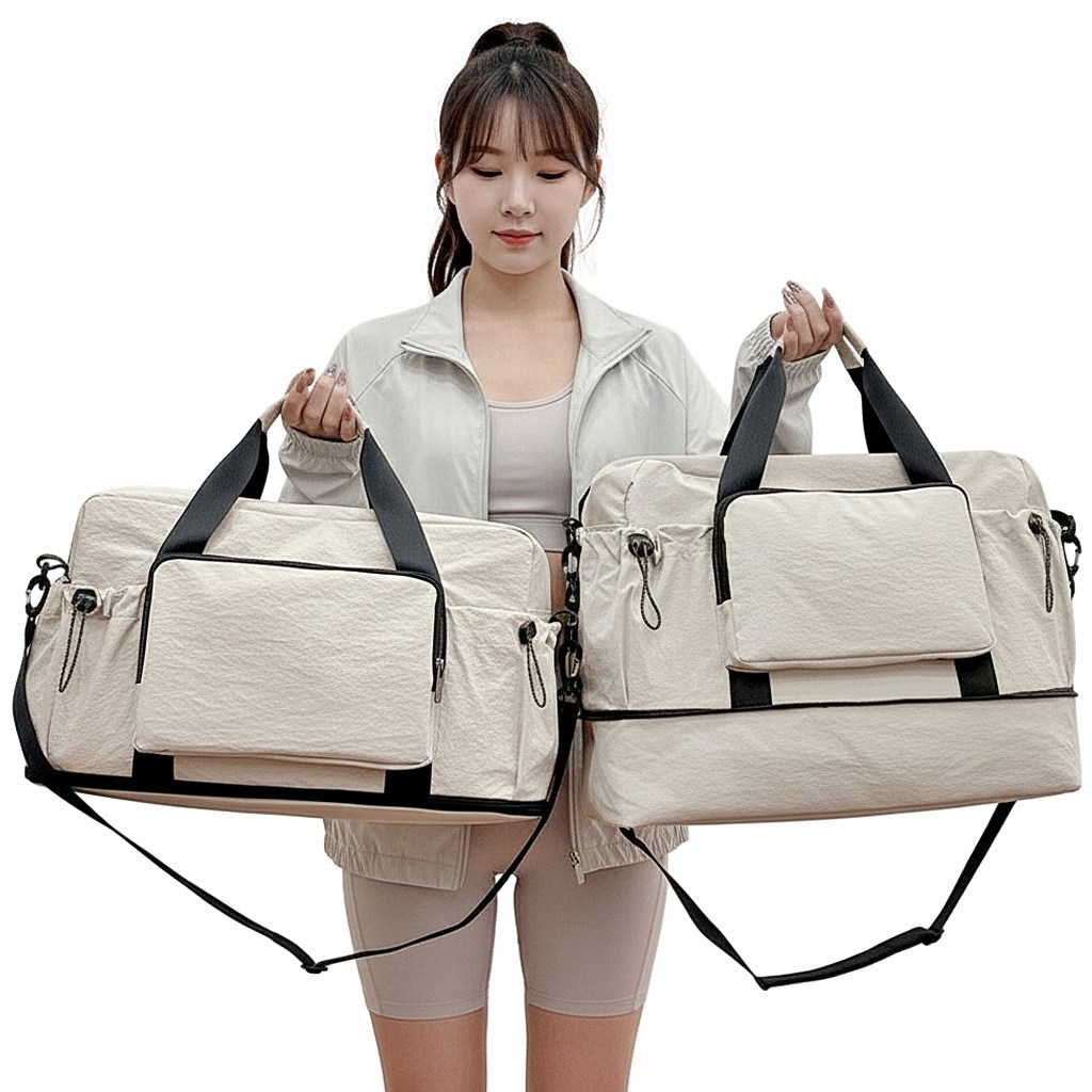 듀엘라 확장형 더플백 여행용 대용량 헬스 요가 필라테스 보스턴백 스포츠 여성 운동 기내용 캐리어 결합 보조 가방 17,900원