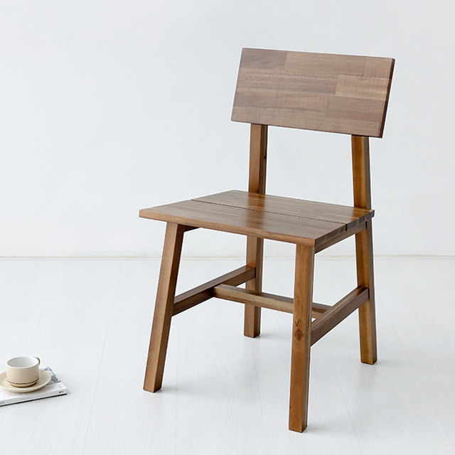 마켓비 TANG 원목의자 45 아카시아, 브라운 3556.8051, 1개 60,000원