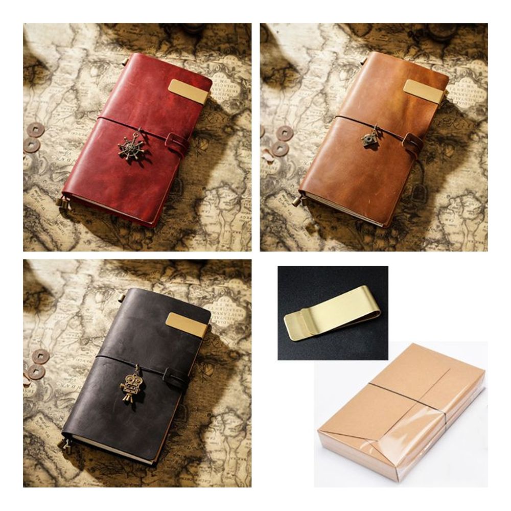 아이레노 빈티지 가죽 다이어리 노트 수첩 졸업 입학 생일 선물 감성 기록용 28,500원