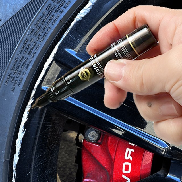 테슬라 휠페인트 휠복원 휠 기스제거 카페인트 자동차 붓펜, 테슬라크롬, 1개 11,900원